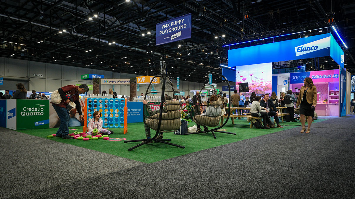 Elanco's Puppy Playground at VMX